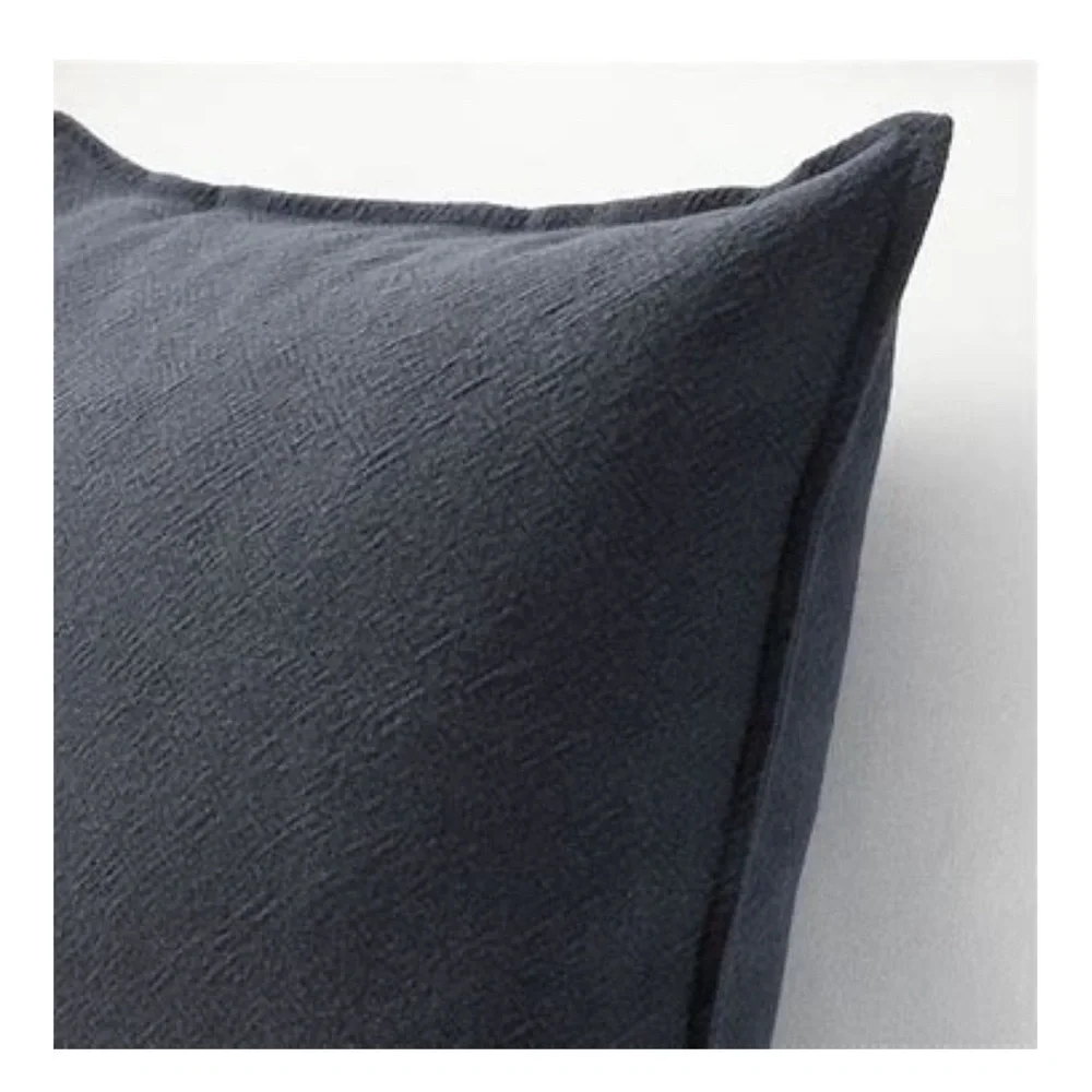 Ikea JOFRID Cushion cover blue Grey woven